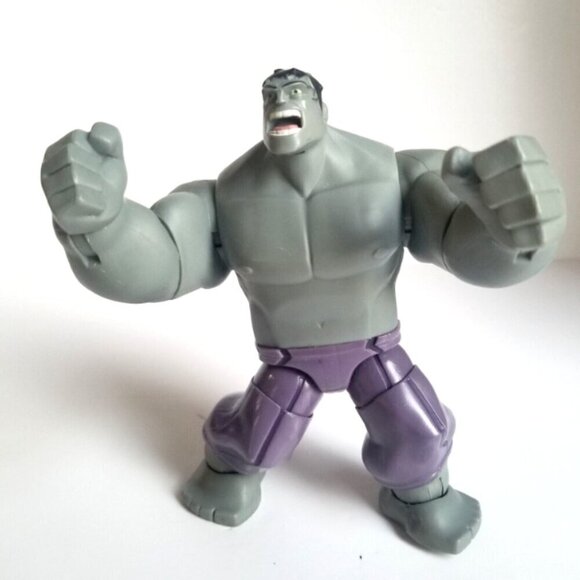 The Hulk Action Figure Disney Store Hulk Marvel Avengers Grey 6” - Picture 1 of 9